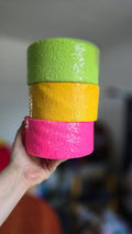 green/ yellow/ pink / a/ b  sequin 3'