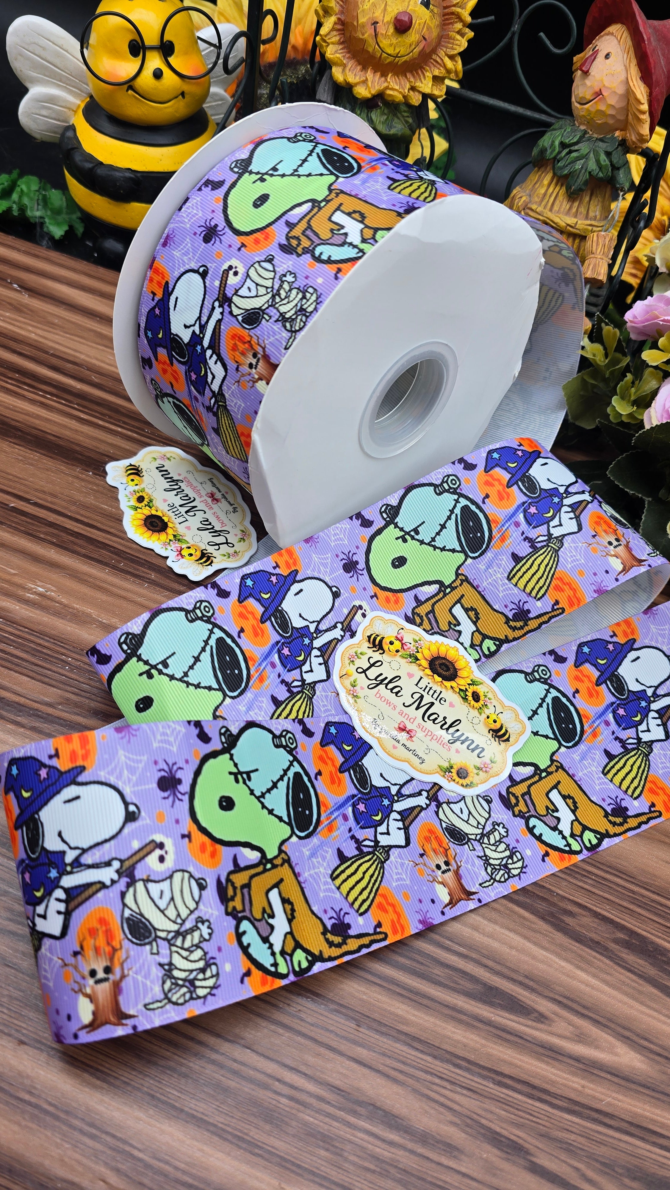 Halloween snop ribbon 3"