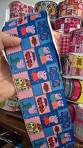 Pepa ping grosgrain print 3"