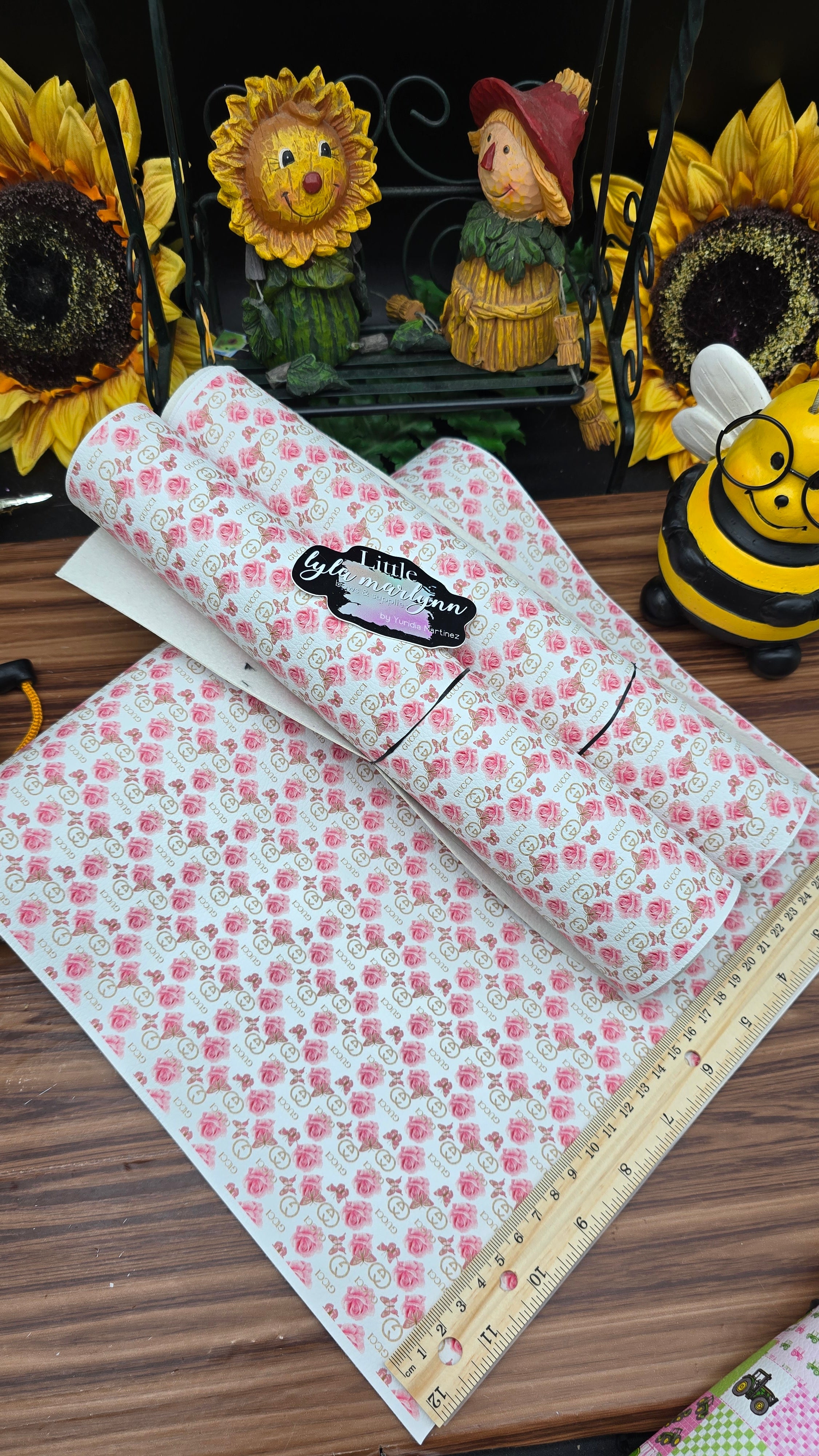 deluxe gg flower, lv pink coach pink