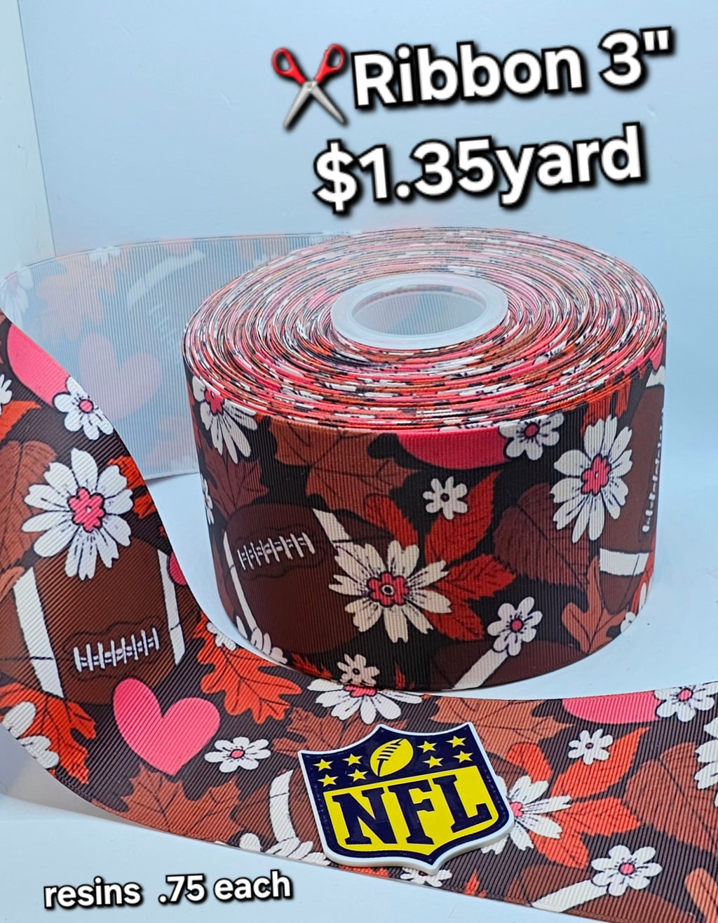 Ribbon print 3 nfl