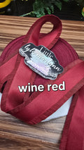 1.5' Ruffle wine red