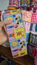 Ms rachel grosgrain print 3"