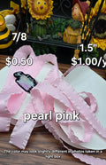 1.5 & ⅞ Ruffle pearl pink