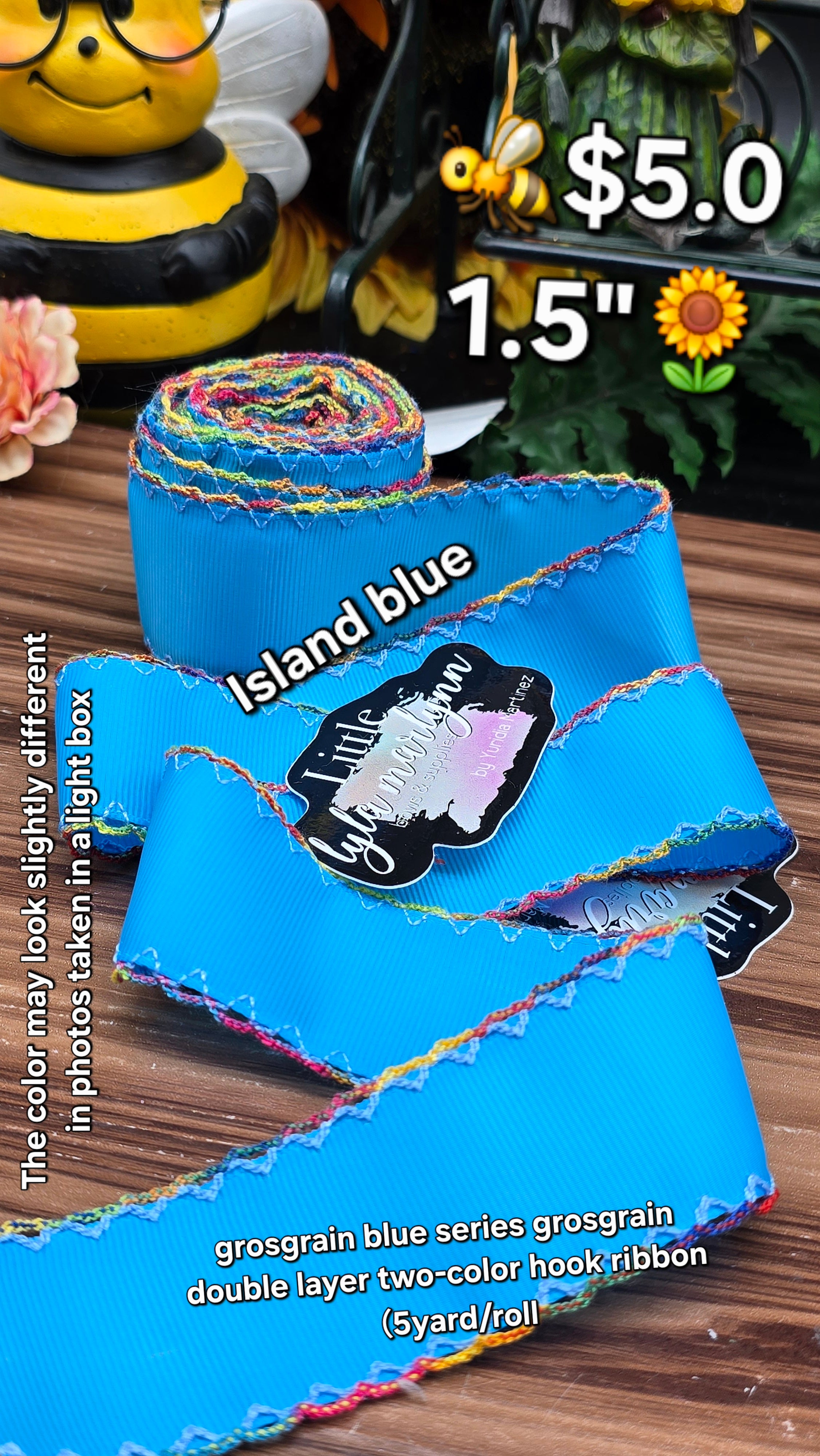 Moonstitch/ blue 1.5"