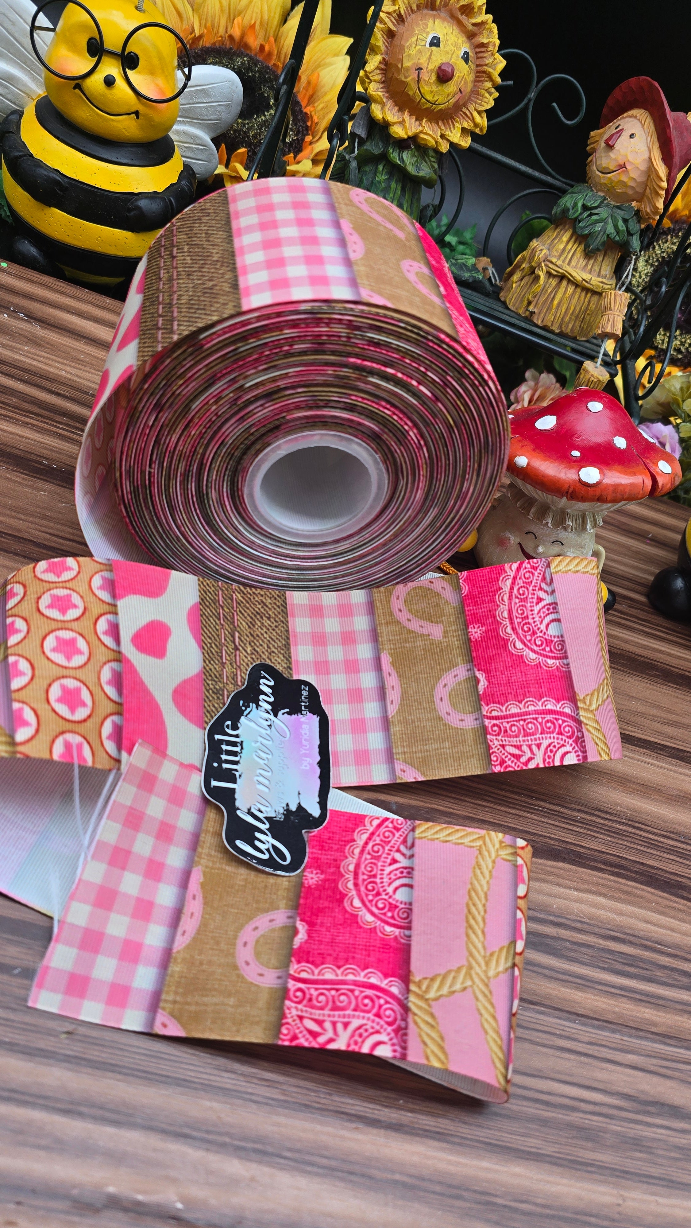 western-themed patterns, Pink gingham