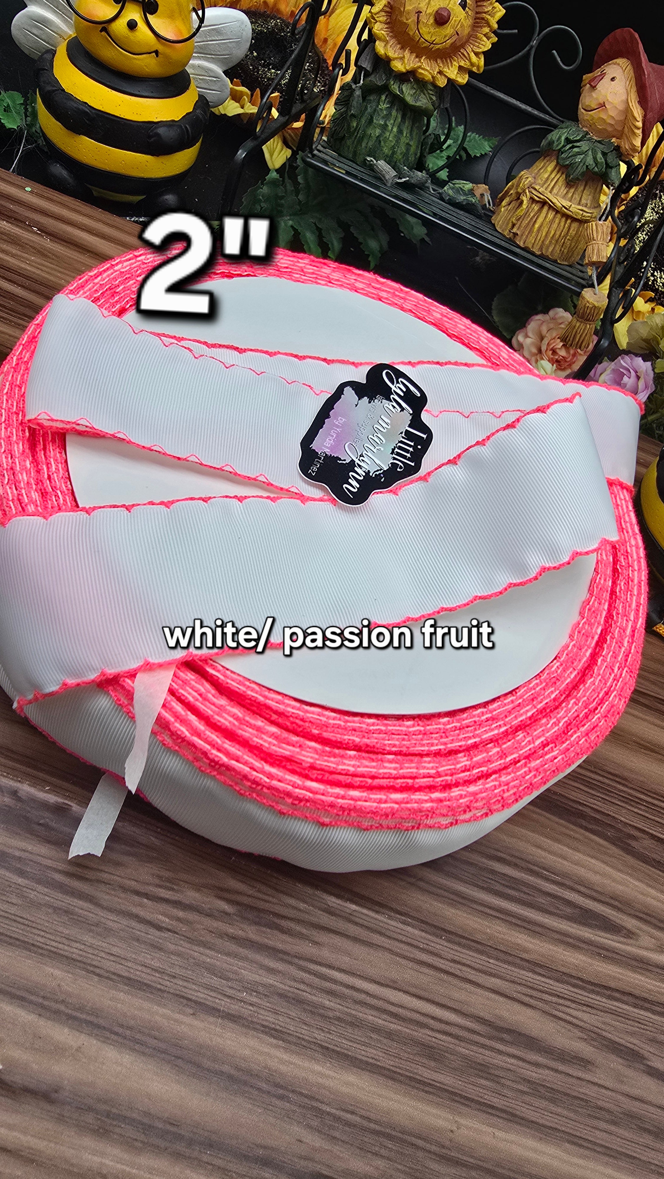 Moonstitch 2' white+passion fruit