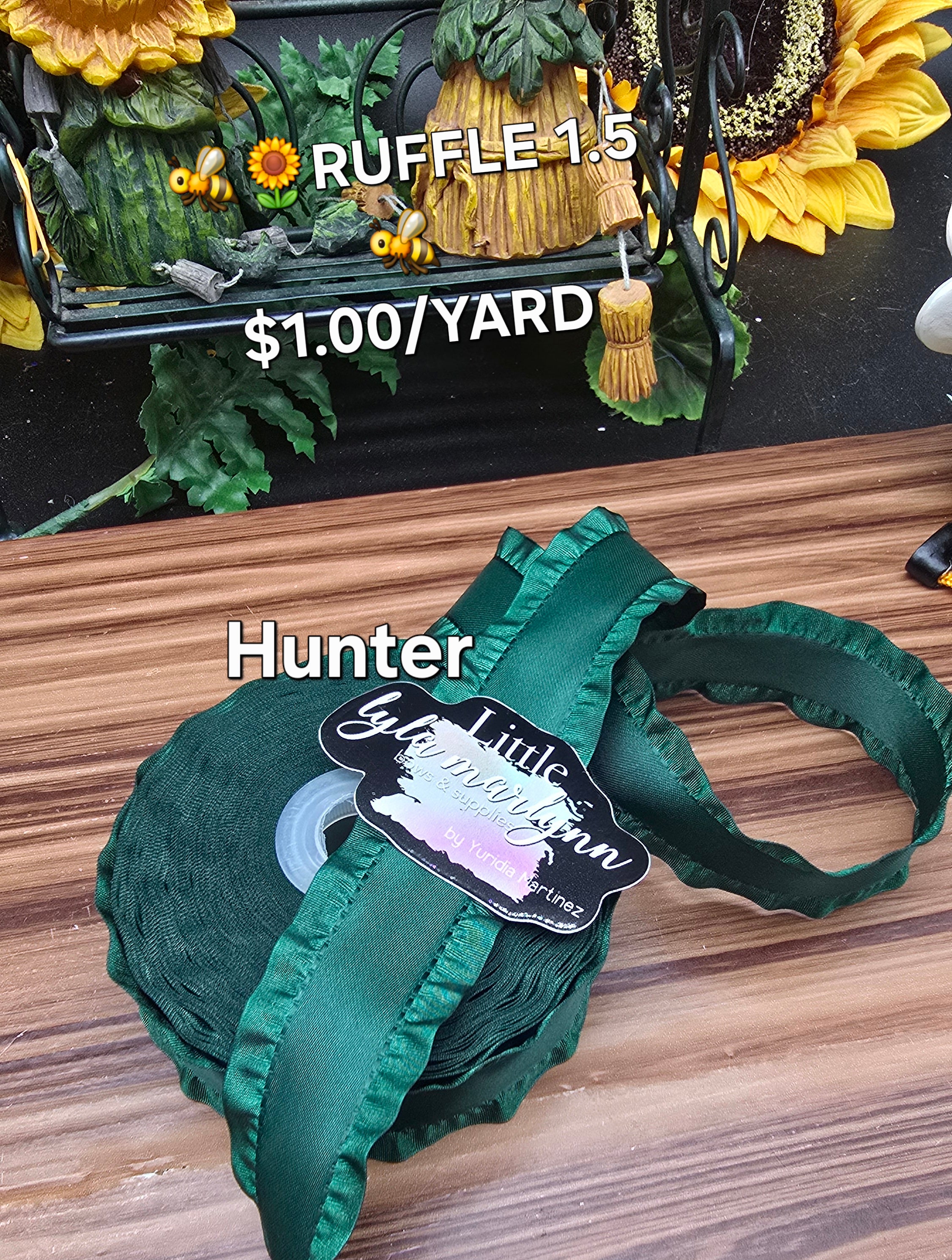 1.5" Ruffle hunter