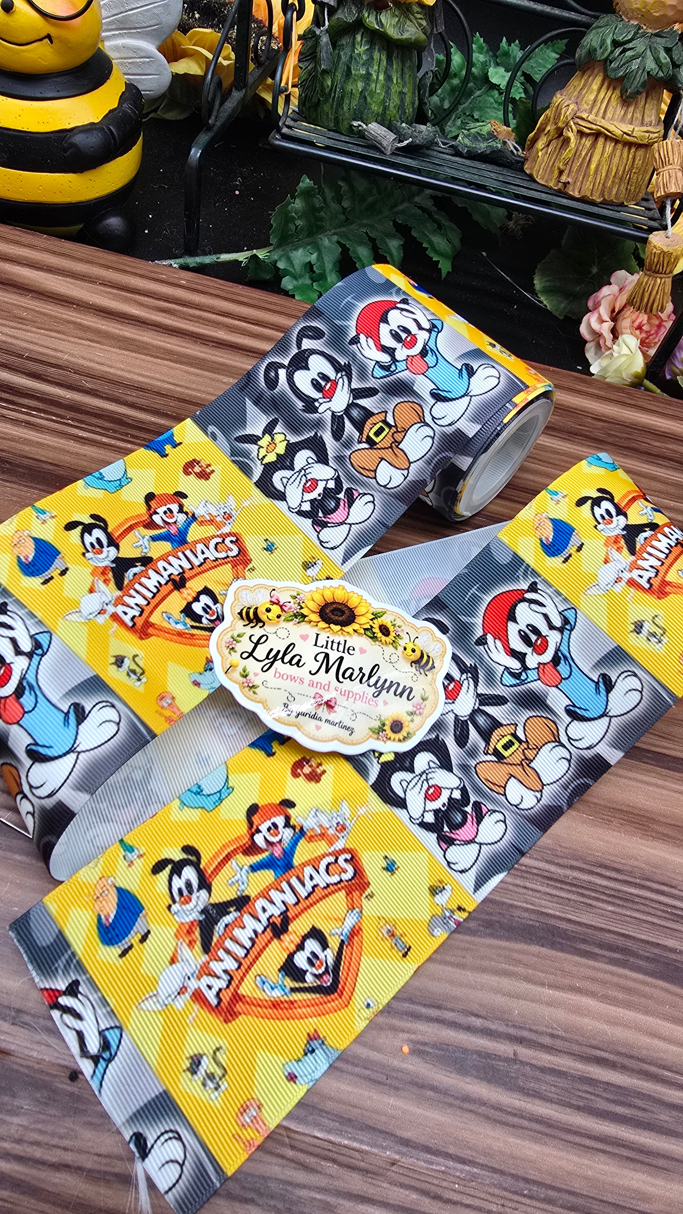 Animaniacs 3" grosgrain ribbon
