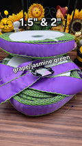 Moonstitch 1.5" 2' grape + jasmine green
