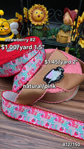 Moonstitch 1.5 & 2' strawberry and solid