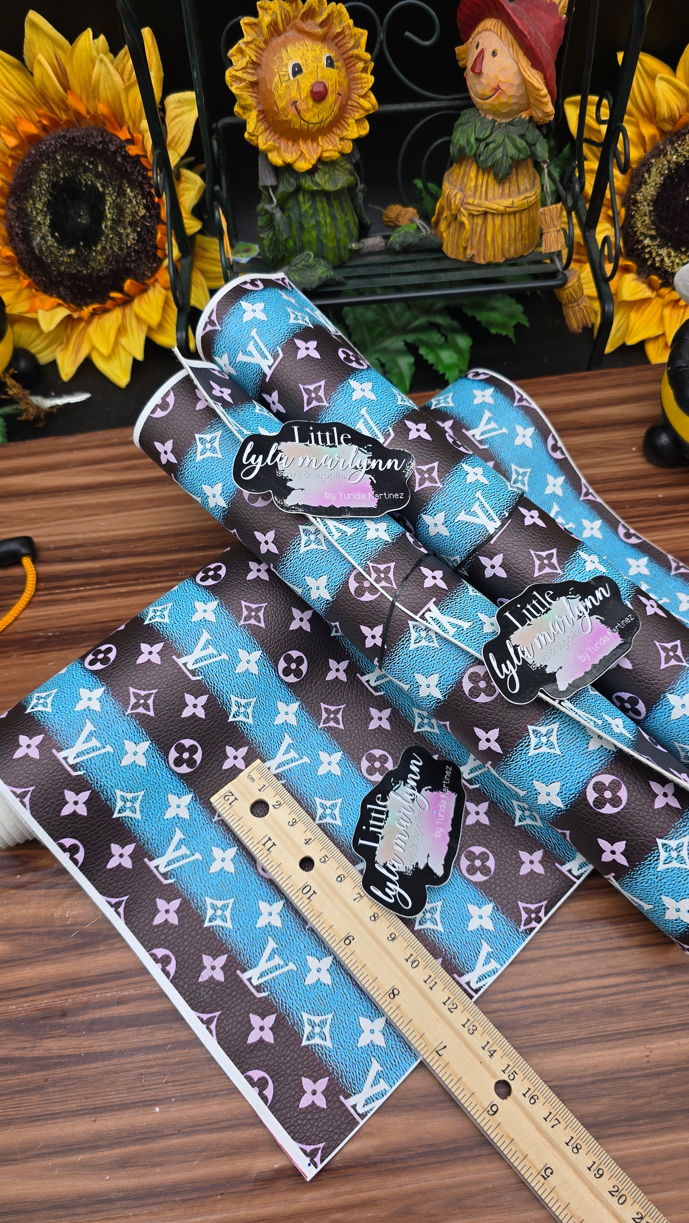 deluxe lv blue lv brown