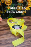 1.5 Ruffle lemon