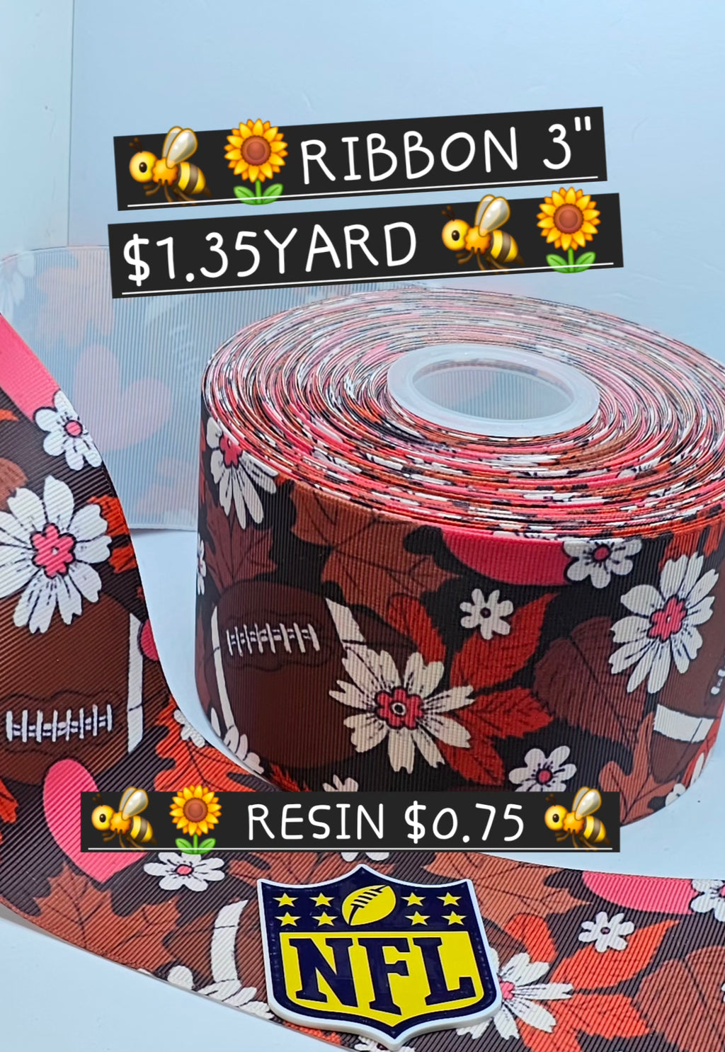 Ribbon print 3 nfl