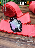 Moonstitch 1.5" red