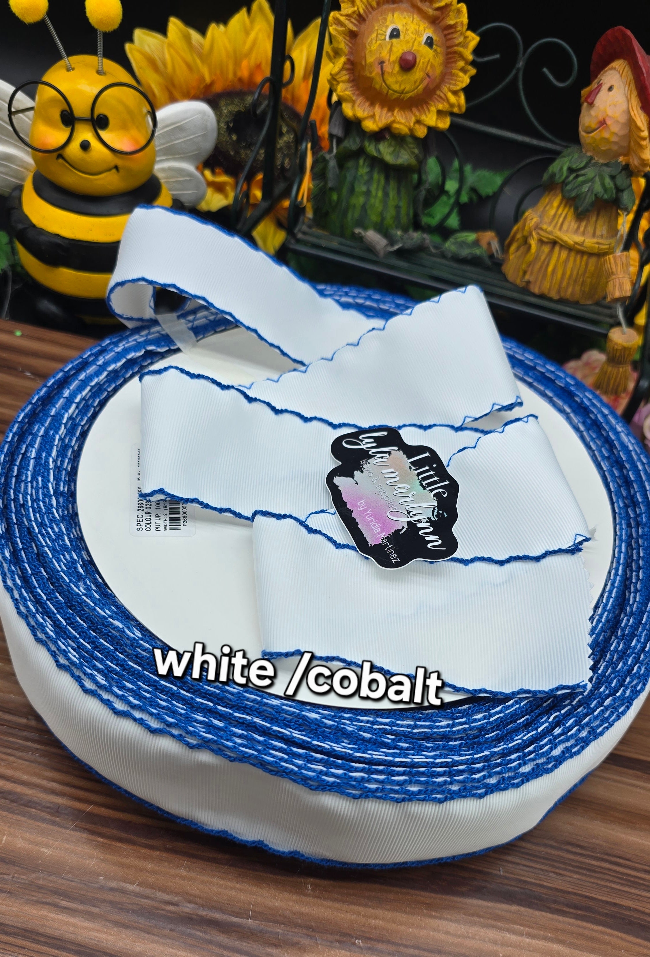 Moonstitch 2'/ white+Cobalt