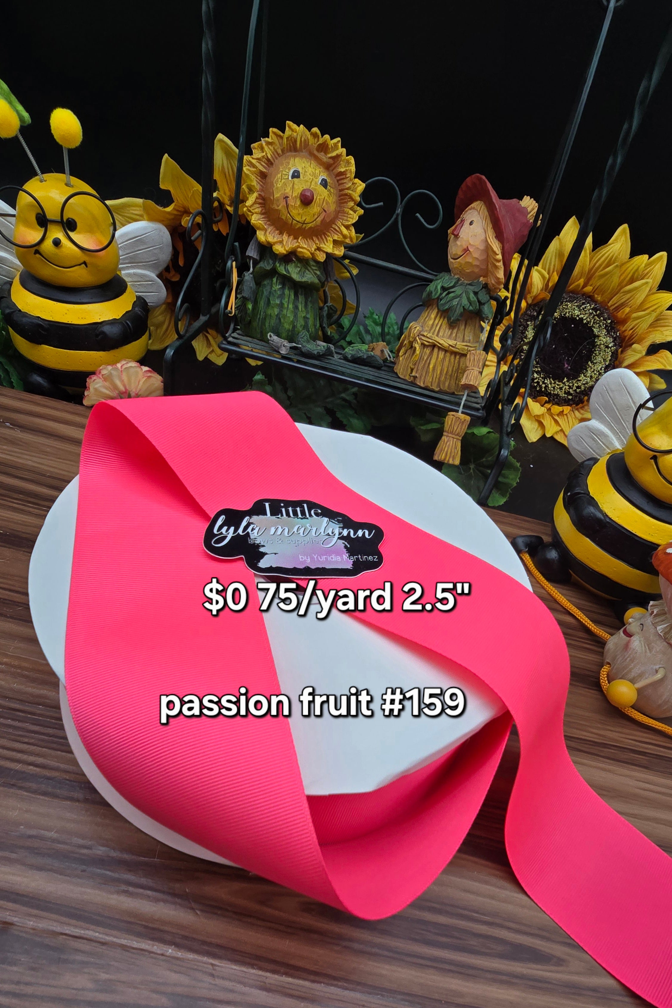 Solid 2.5' passion fruit