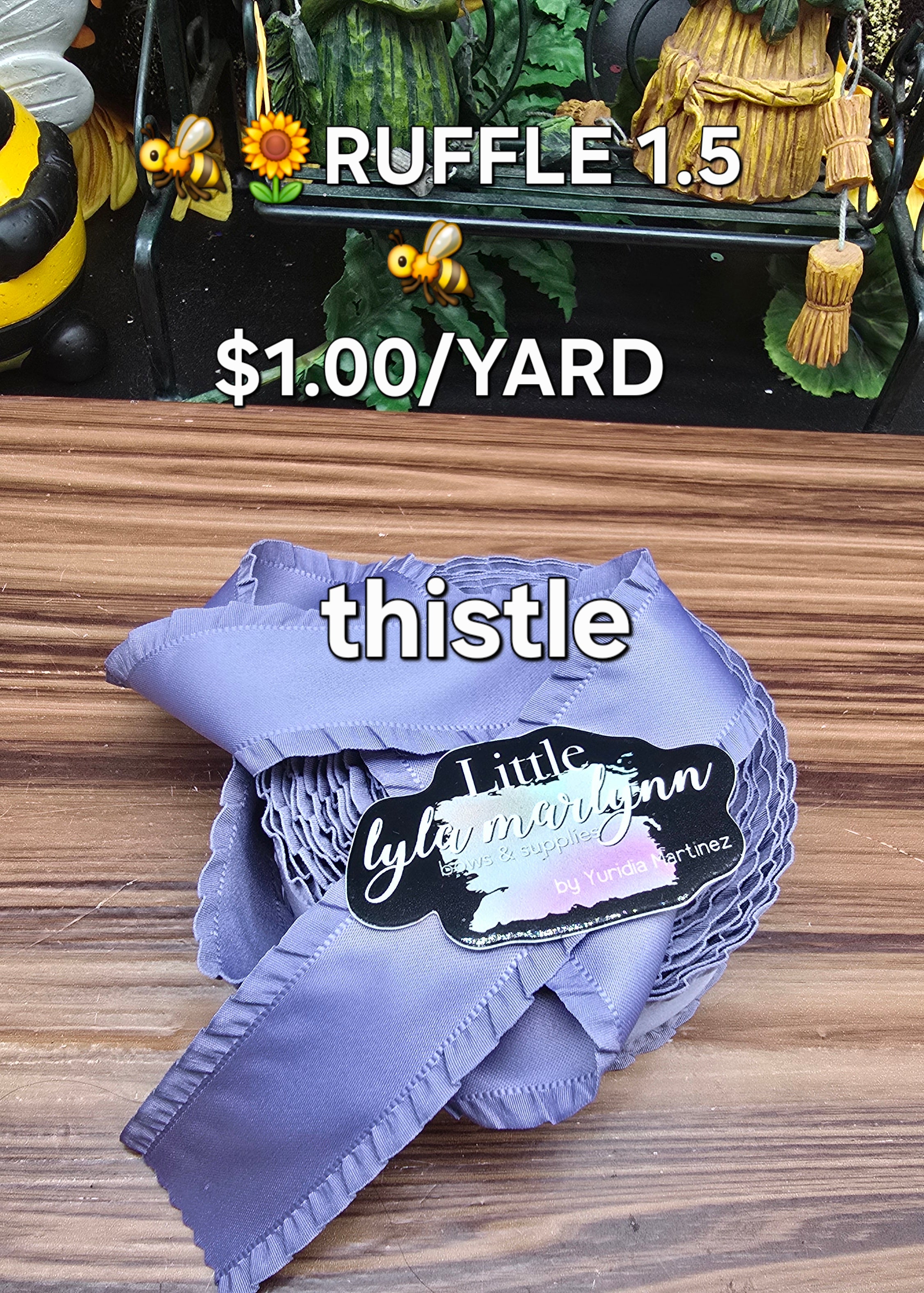 1.5' Ruffle thistle