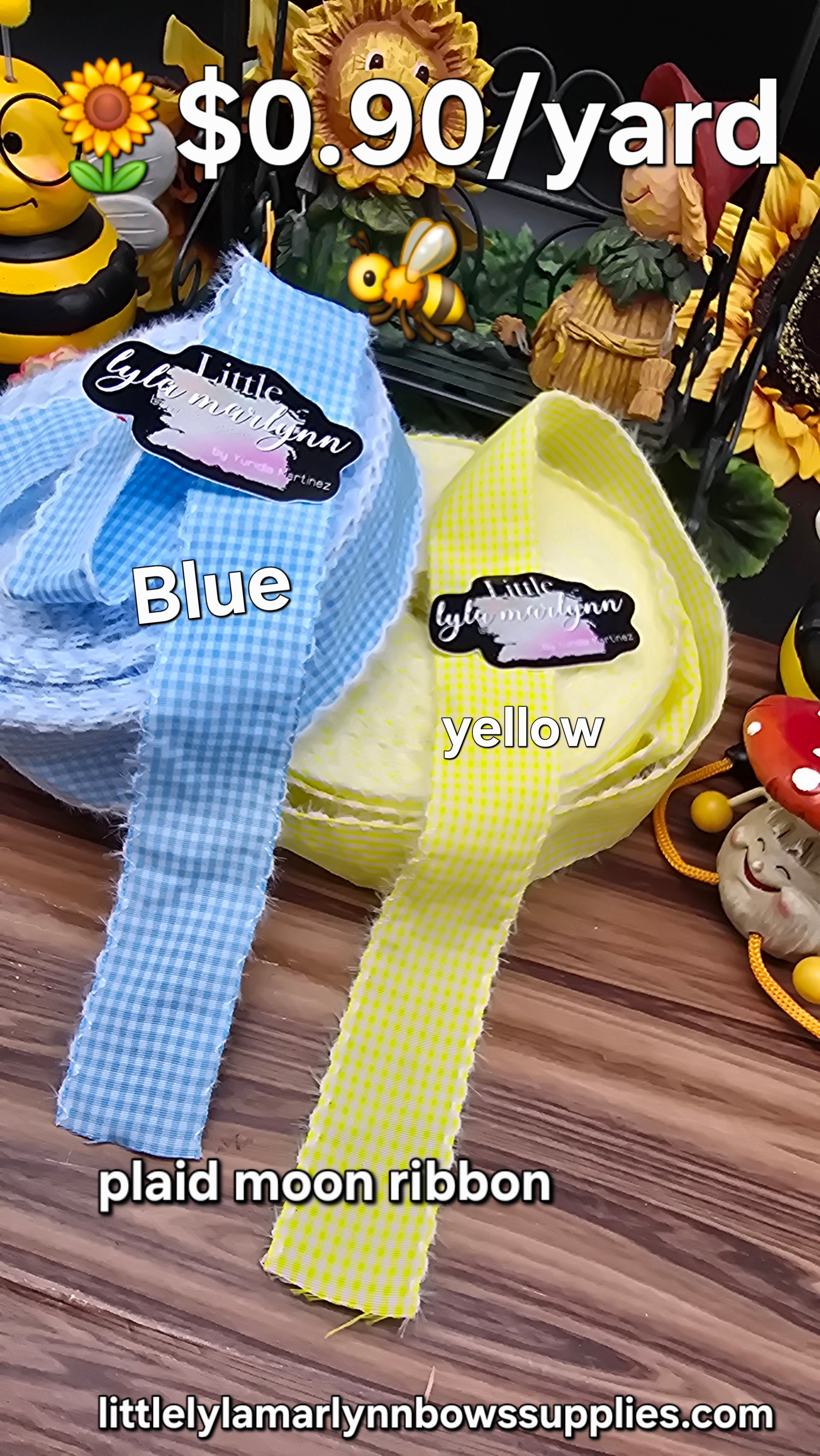 Moonstitch 1.5" blue /yellow