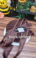 1.5' Ruffle black coffee