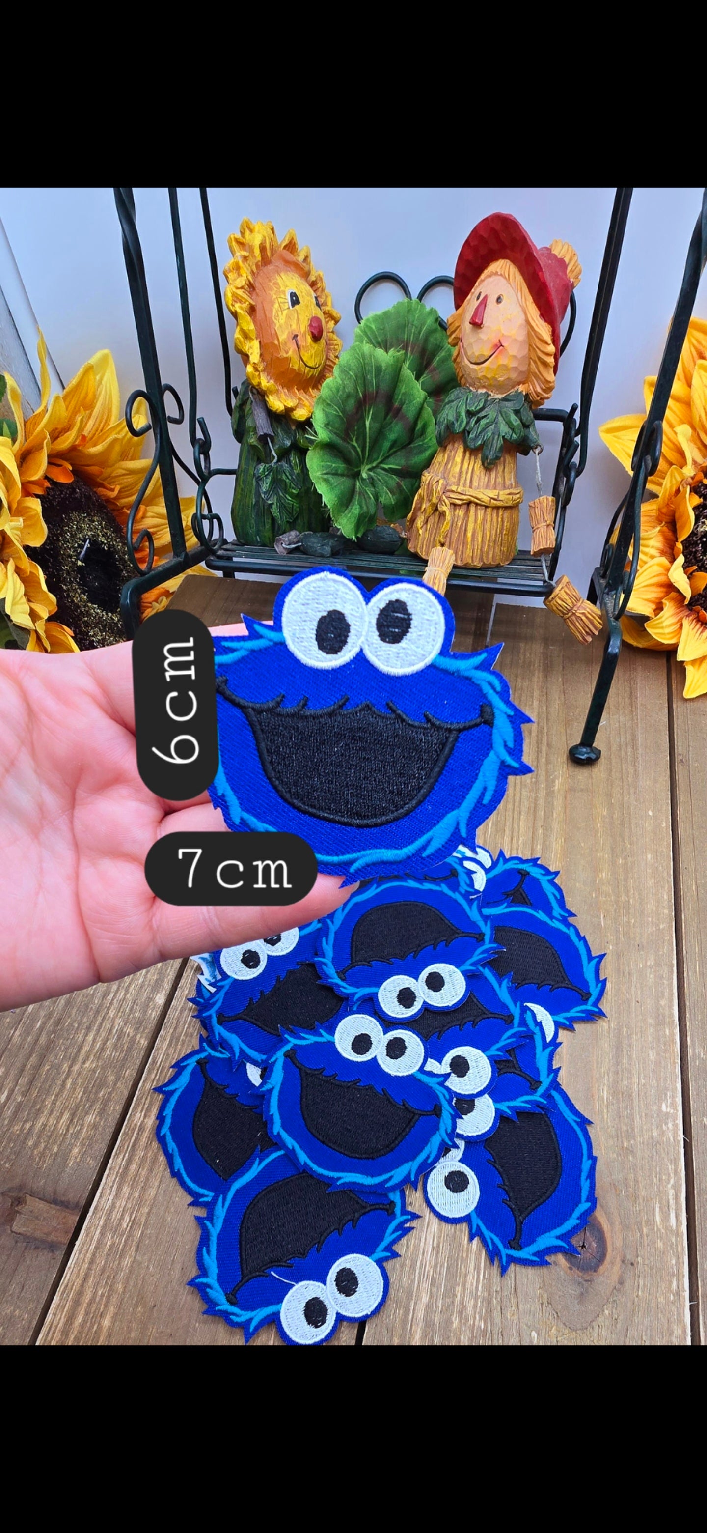 Patch elmo & cookie moster 🍪
