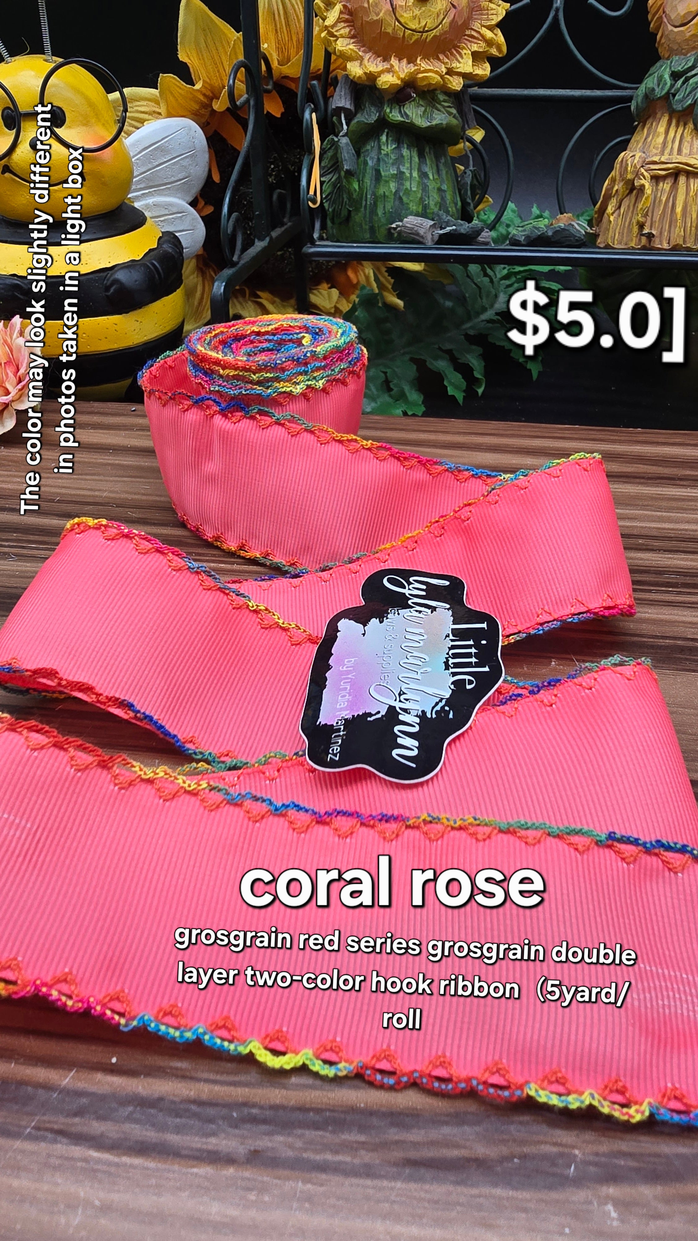 Moonstitch/ coral
